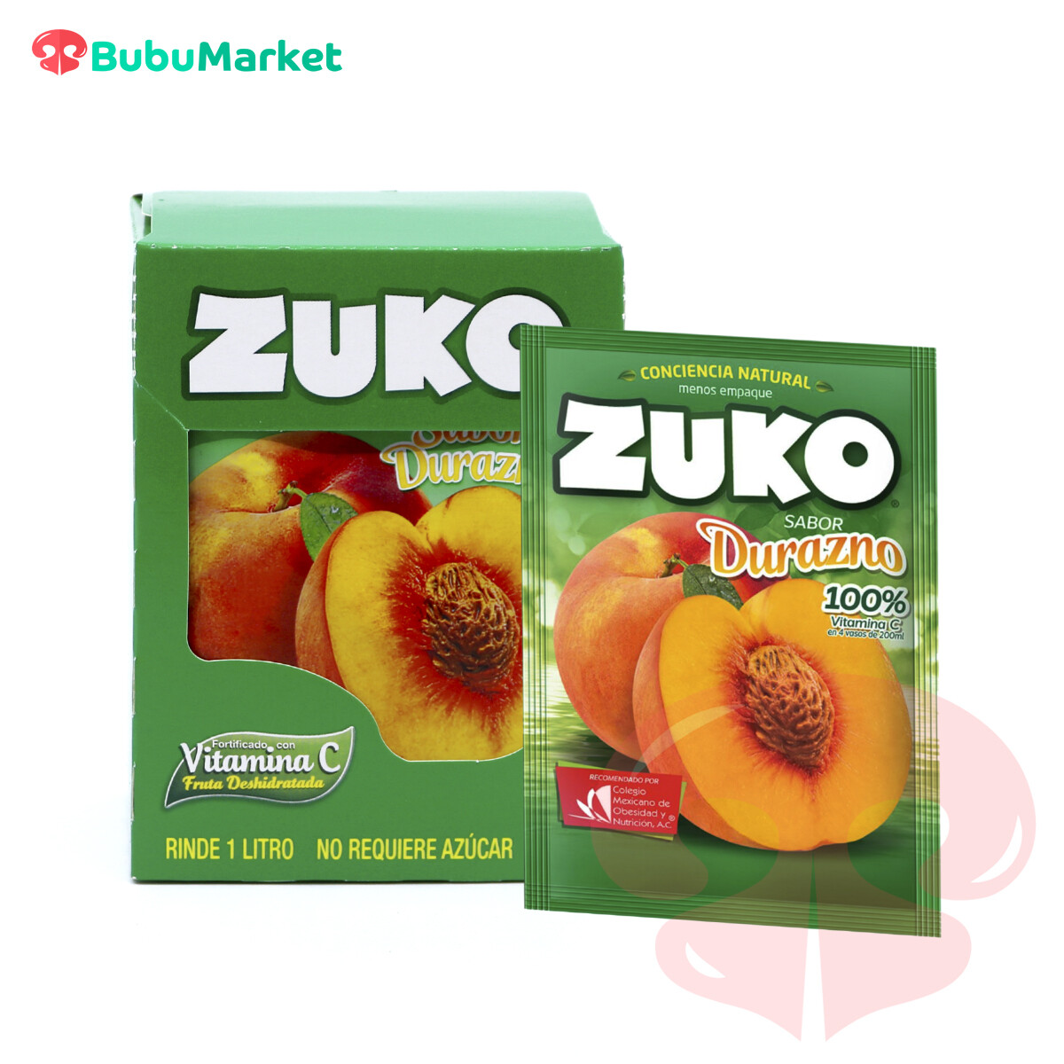 REFRESCO ZUKO DURAZNO SOBRE DE 25 GR. REFRESCO ZUKO DURAZNO SOBRE DE 25 GR.