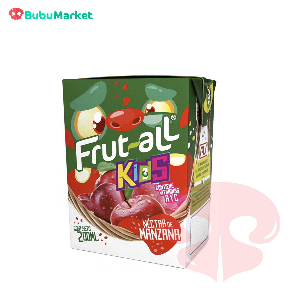 FRUT ALL KIDS DURAZNO CAJA 200 ML. FRUT ALL KIDS DURAZNO CAJA 200 ML.