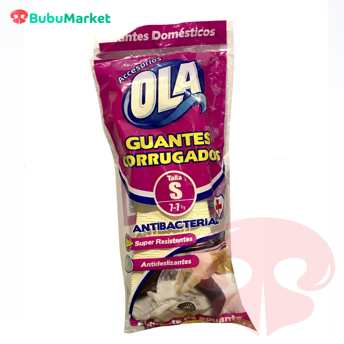GUANTES CORRUGADOS OLA TALLA S (7-7y1/2) GUANTES CORRUGADOS OLA TALLA S (7-7y1/2)