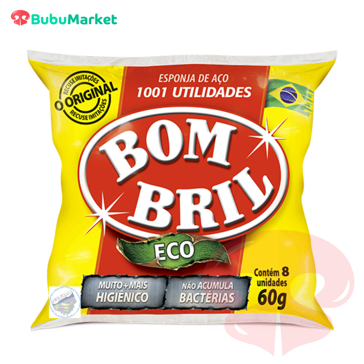 BOM BRIL ECO ESPONJA DE ACERO 60 GR. BOM BRIL ECO ESPONJA DE ACERO 60 GR.