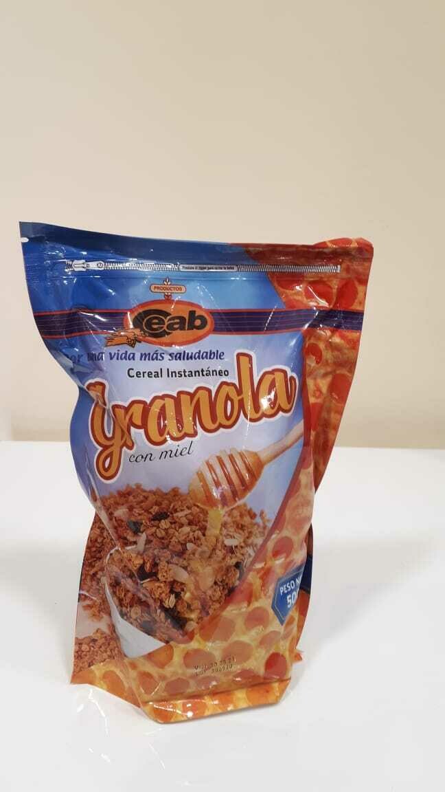 GRANOLA CON MIEL CEAB CEREAL INSTANTANEO 1/2 K. GRANOLA CON MIEL CEAB CEREAL INSTANTANEO 1/2 K.