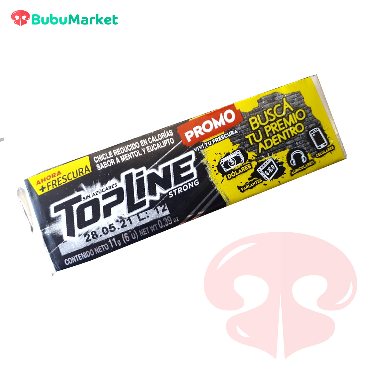 CHICLE TOP LINE STRONG 11 GR. CHICLE TOP LINE STRONG 11 GR.