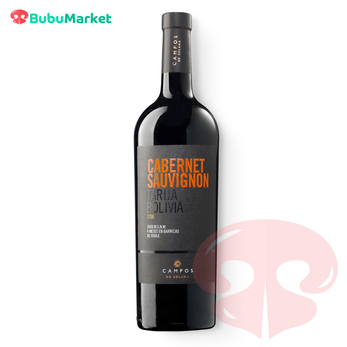 VINO TINTO CAMPOS DE SOLANA CABERNET SAUVIGNON 750 ML. VINO TINTO CAMPOS DE SOLANA CABERNET SAUVIGNON 750 ML.