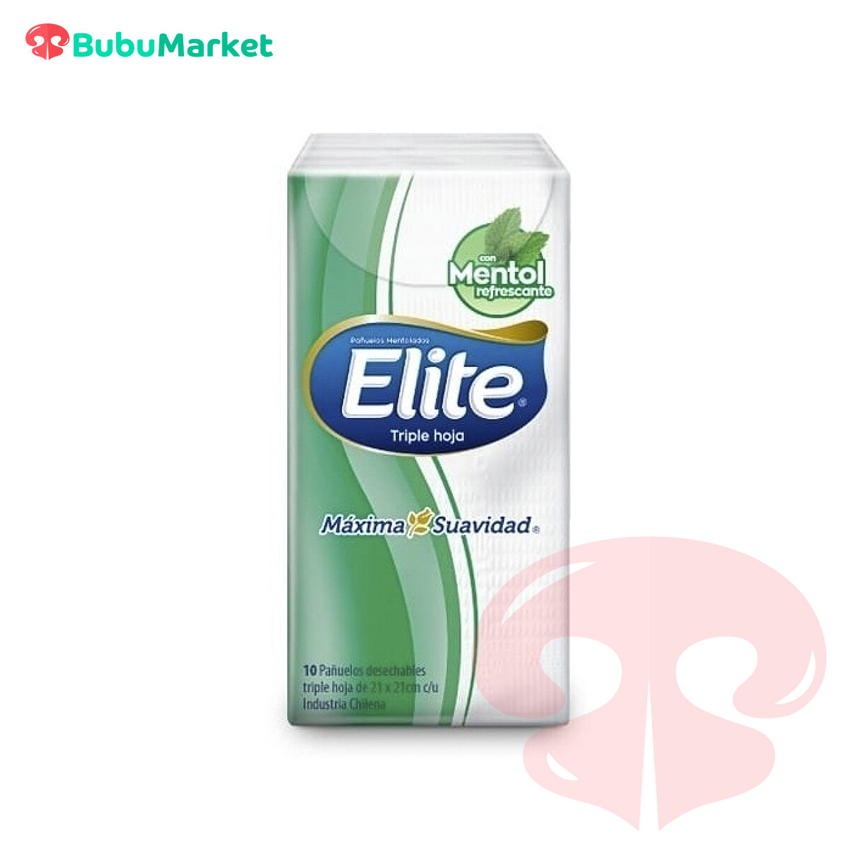 PAÑUELOS MENTOLADOS ELITE TRIPLE HOJA CON MENTOL REFRESCANTE 1 u. PAÑUELOS MENTOLADOS ELITE TRIPLE HOJA CON MENTOL REFRESCANTE 1 u.