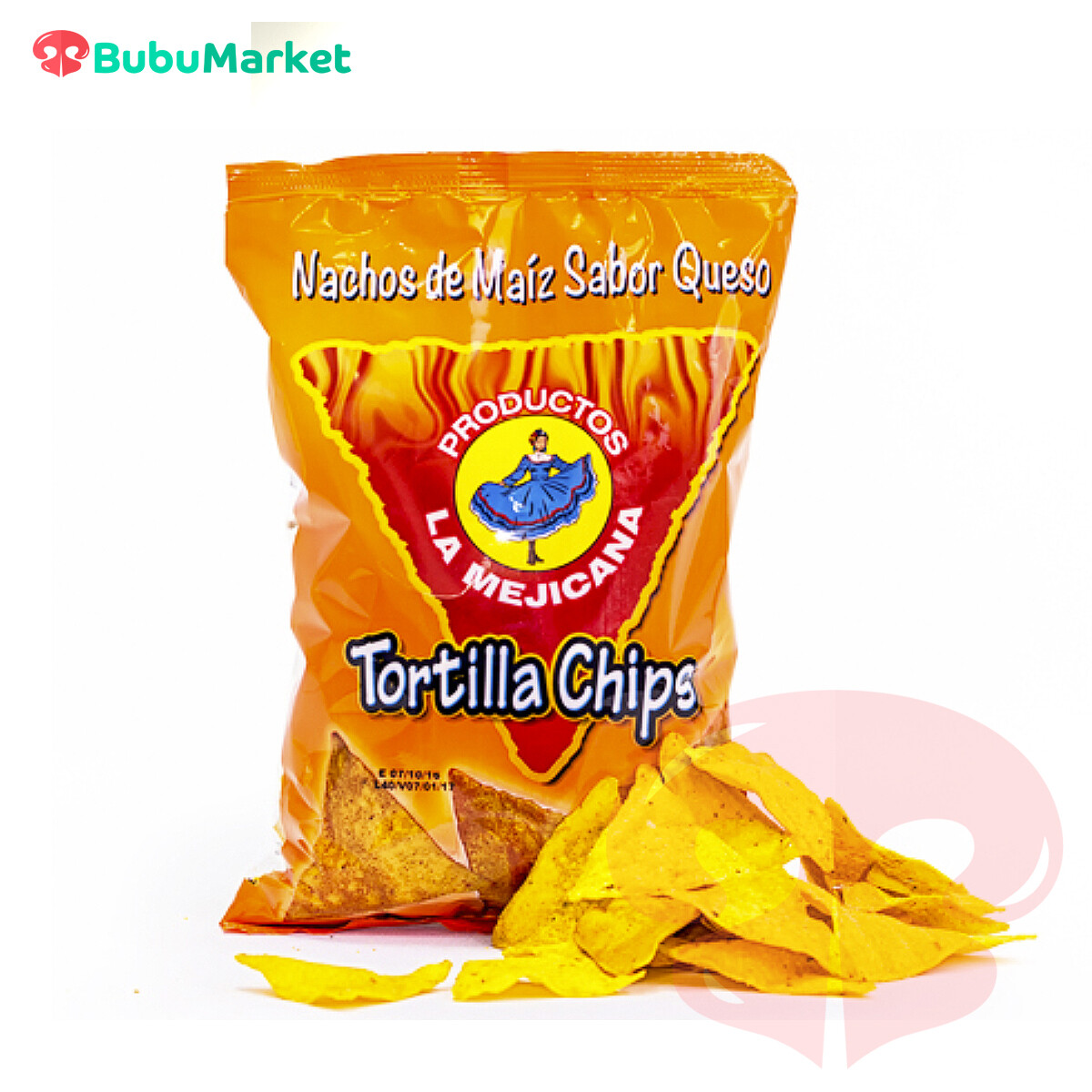 TORTILLA CHIPS SABOR QUESO LA MEJICANA 200 GR. TORTILLA CHIPS SABOR QUESO LA MEJICANA 200 GR.