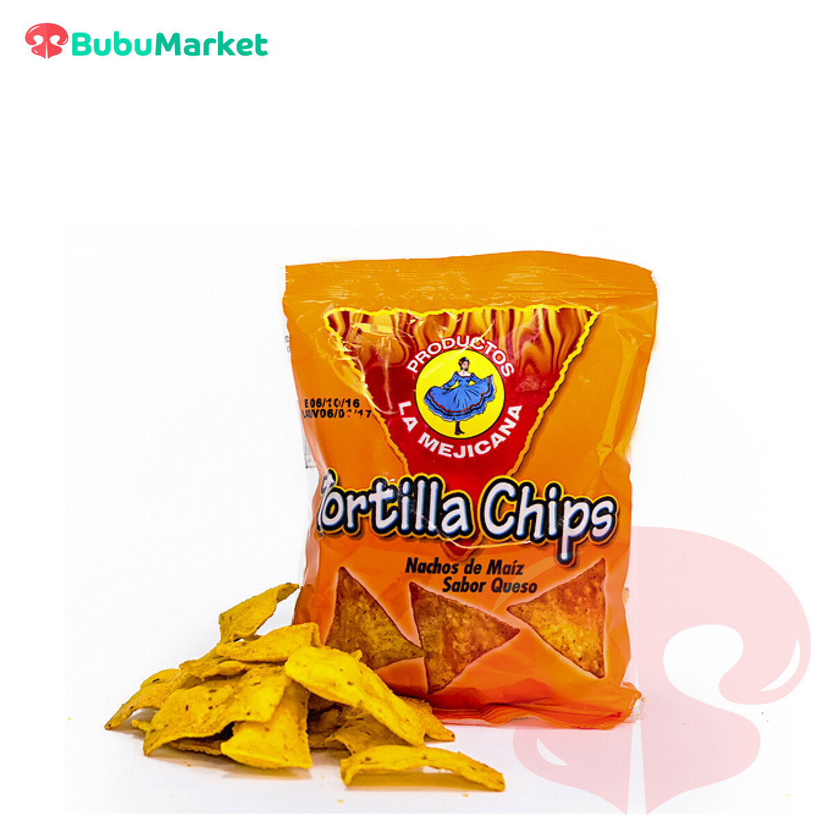 TORTILLA CHIPS SABOR QUESO LA MEJICANA 35 GR. TORTILLA CHIPS SABOR QUESO LA MEJICANA 35 GR.