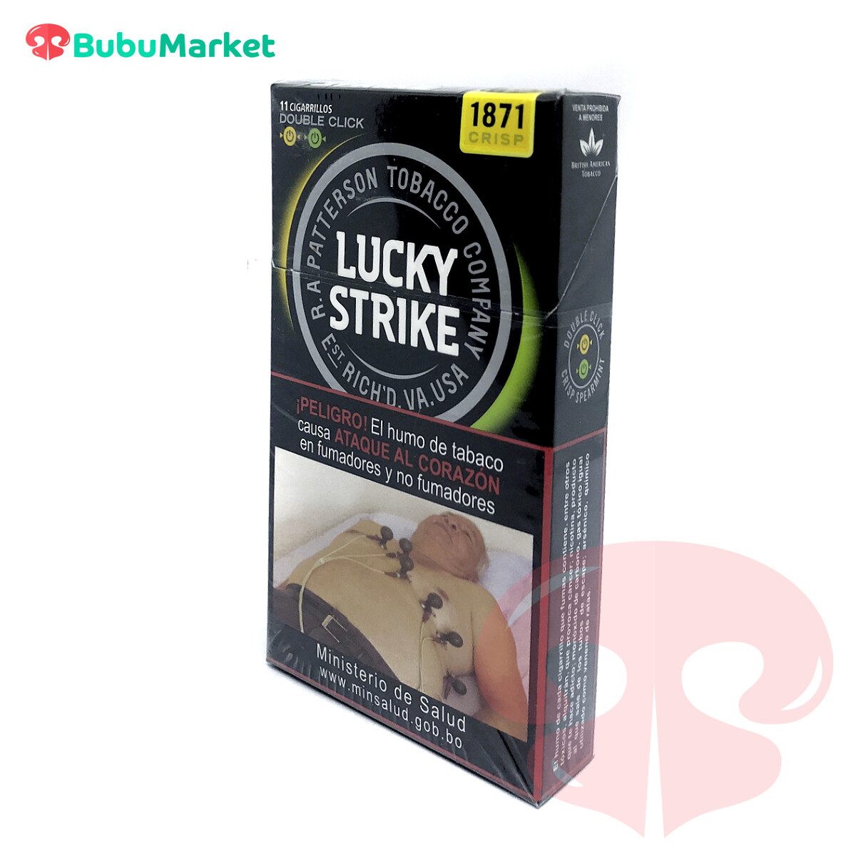 CIGARRILLOS LUCKY STRIKE DOUBLE CLICK 11 U. CIGARRILLOS LUCKY STRIKE DOUBLE CLICK 11 U.