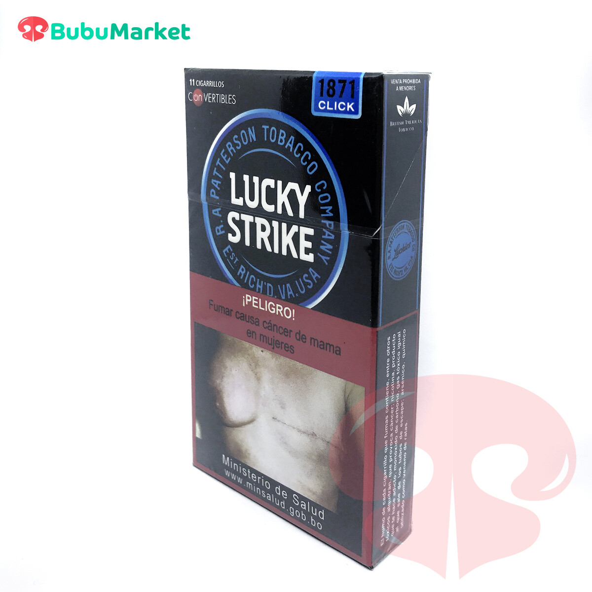 CIGARRILLOS LUCKY STRIKE CONVERTIBLES 11 U. CIGARRILLOS LUCKY STRIKE CONVERTIBLES 11 U.