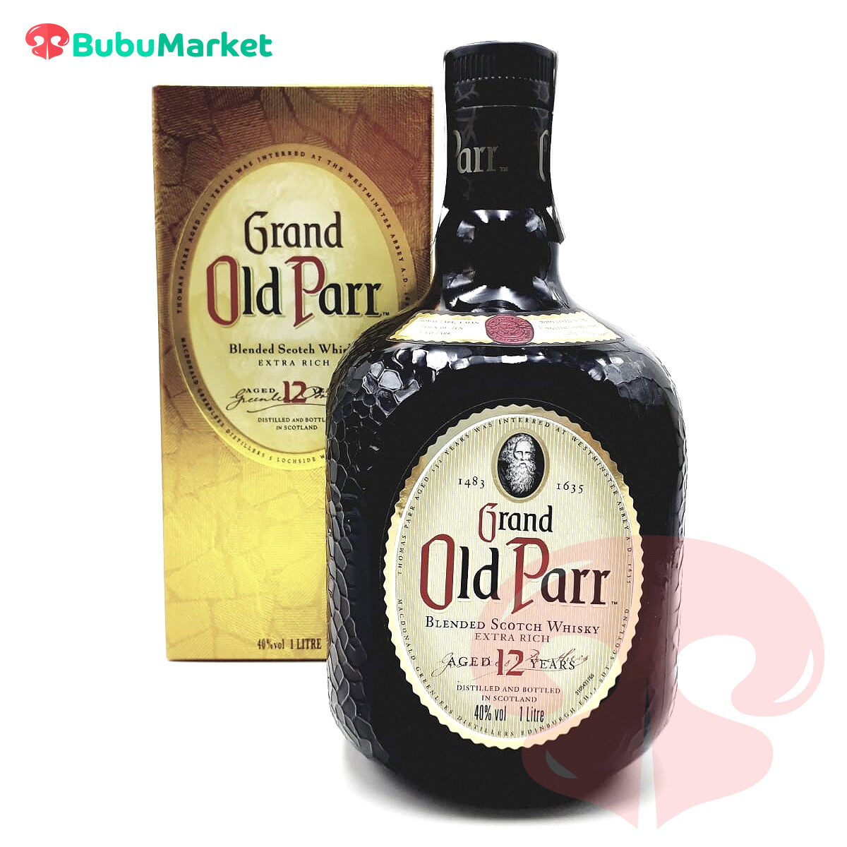 OLD PARR 12 AÑOS 1 L. OLD PARR 12 AÑOS 1 L.