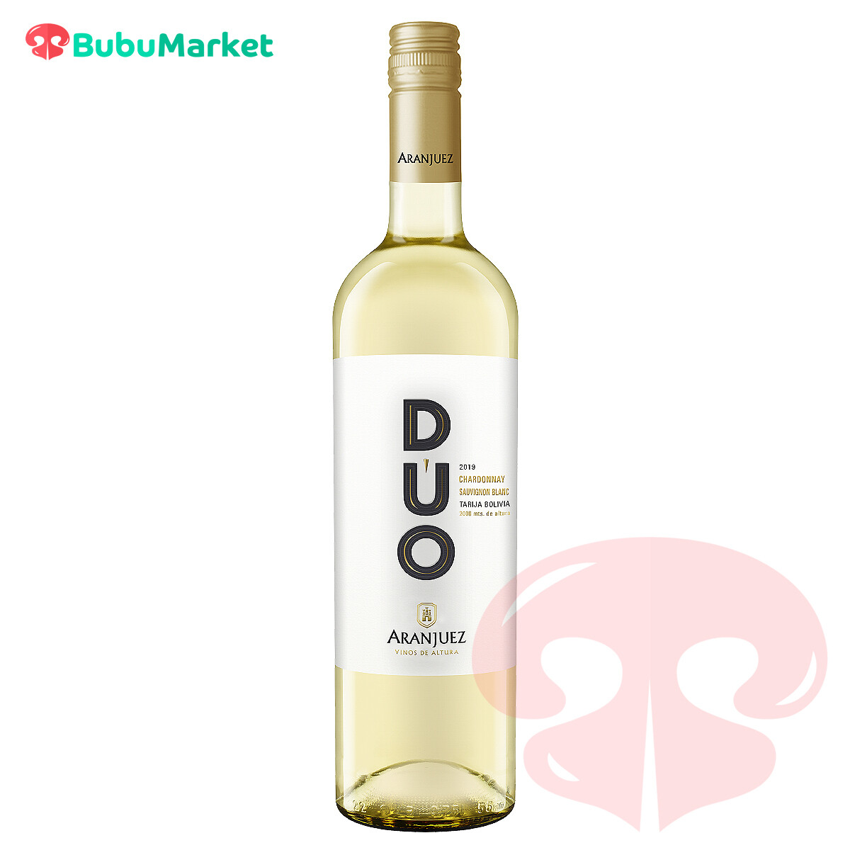 VINO ARANJUEZ BLANCO CHARDONNAY SAUVIGNON DUO 750 ML. VINO ARANJUEZ BLANCO CHARDONNAY SAUVIGNON DUO 750 ML.