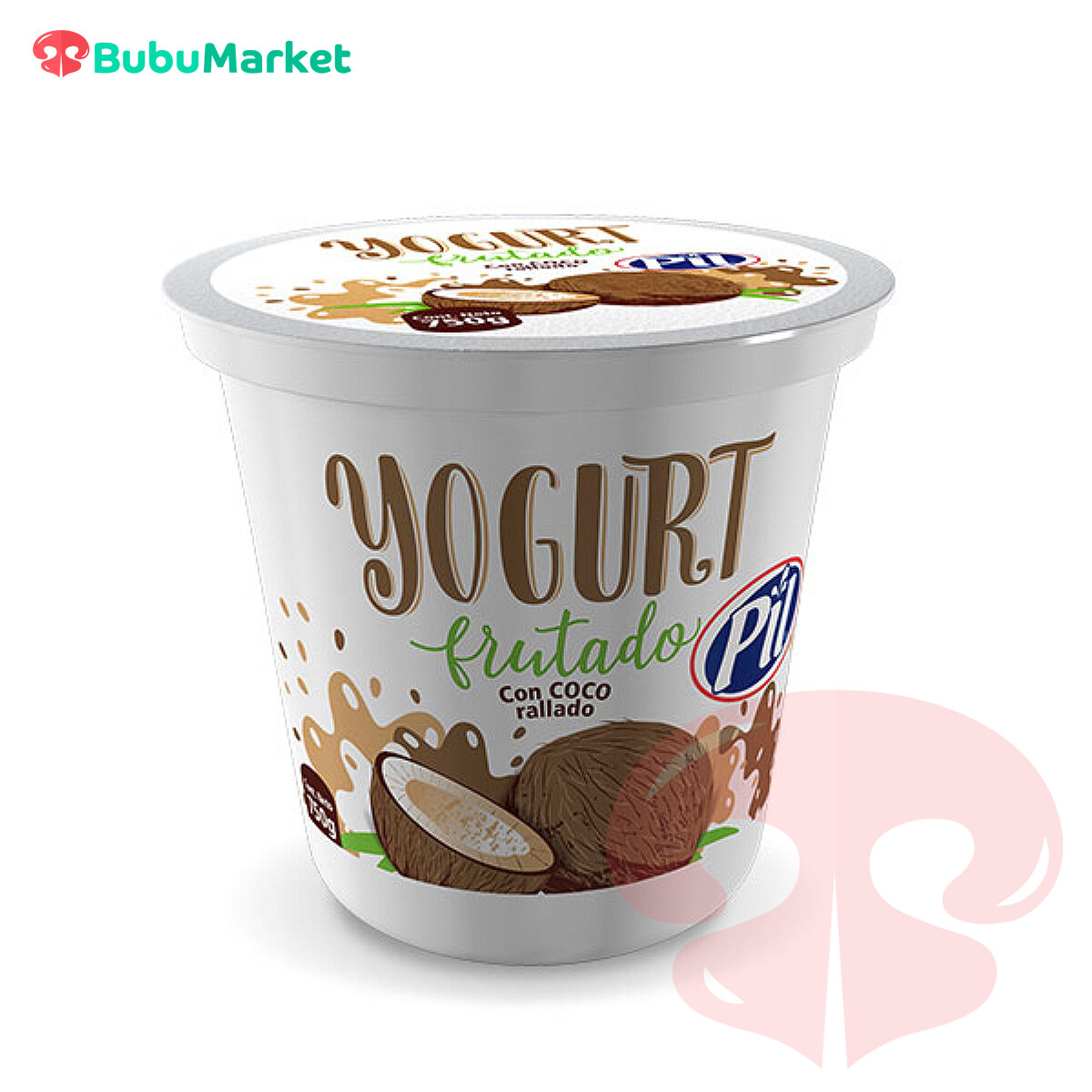YOGURT FRUTADO DE COCO PIL DE 750 GR. YOGURT FRUTADO DE COCO PIL DE 750 GR.