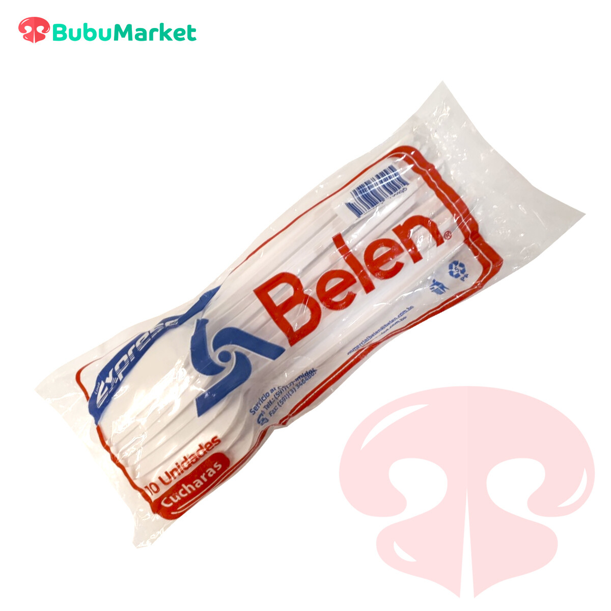 CUCHARA DESECHABLE BELEN, BOLSA DE 10 U. CUCHARA DESECHABLE BELEN, BOLSA DE 10 U.