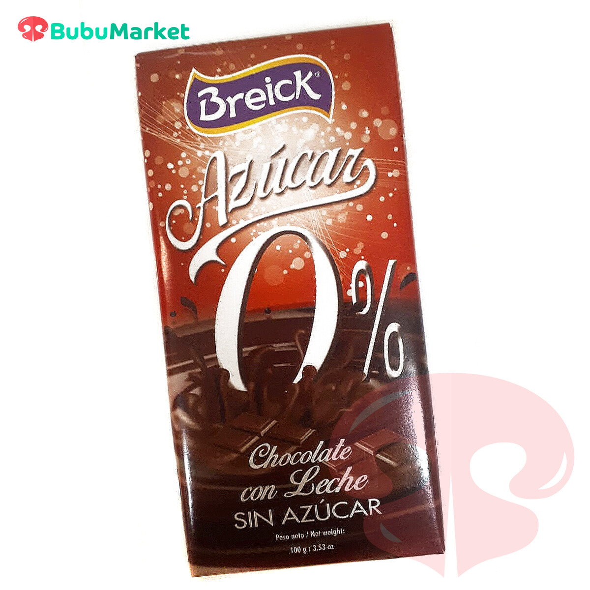 CHOCOLATE BREICK CON LECHE 0% SIN AZUCAR CHOCOLATE BREICK CON LECHE 0% SIN AZUCAR