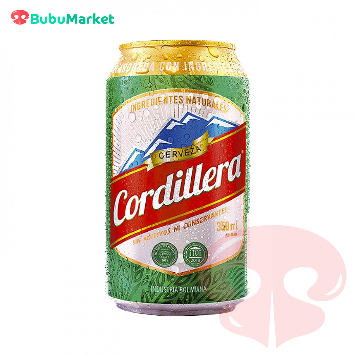 CERVEZA CORDILLERA EN LATA 350 CC. CERVEZA CORDILLERA EN LATA 350 CC.
