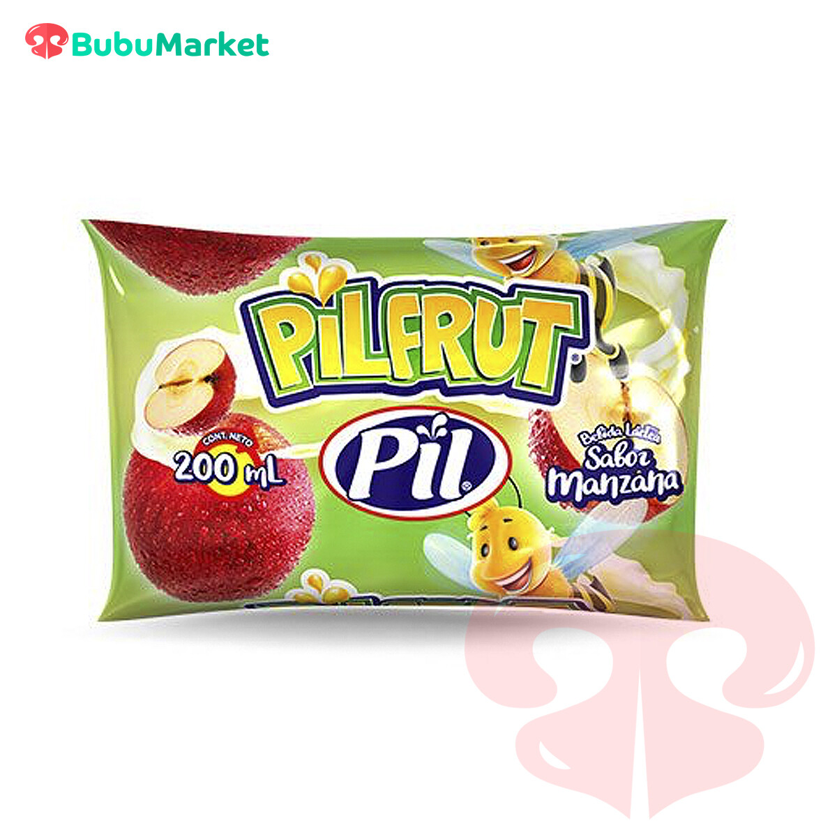 PILFRUT MANZANA BOLSITA 200 ML. PILFRUT MANZANA BOLSITA 200 ML.