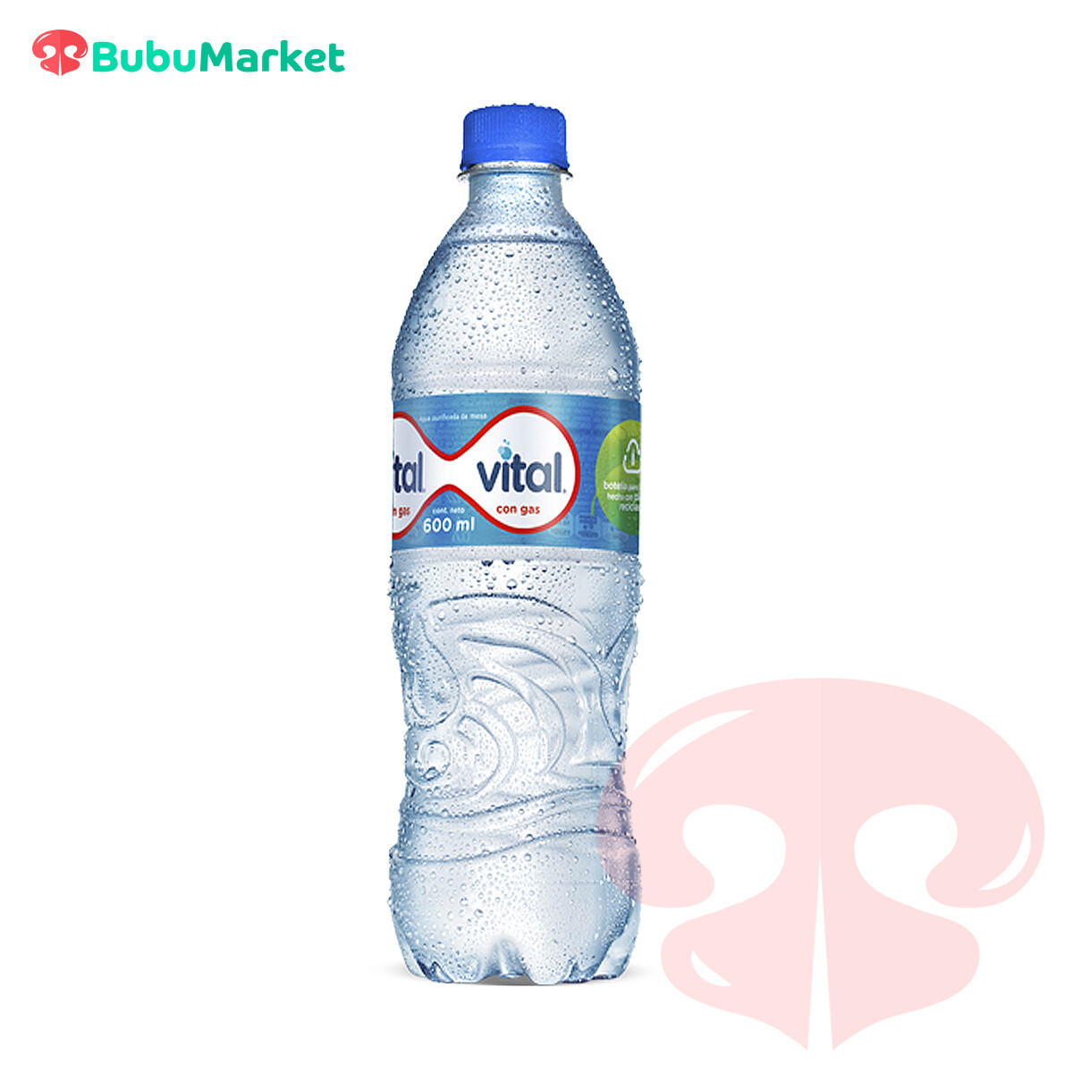 AGUA VITAL CON GAS BOTELLA 600 ML. AGUA VITAL CON GAS BOTELLA 600 ML.