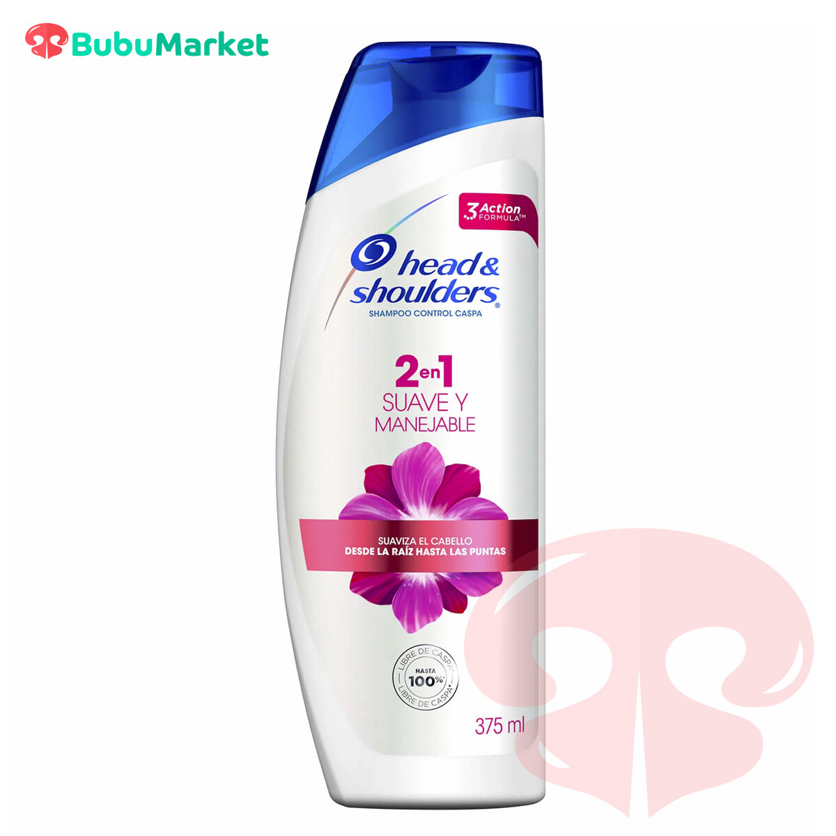 SHAMPOO HEAD AND SHOULDER 2 EN 1 SUAVE Y MANEJABLE 375 ML. SHAMPOO HEAD AND SHOULDER 2 EN 1 SUAVE Y MANEJABLE 375 ML.