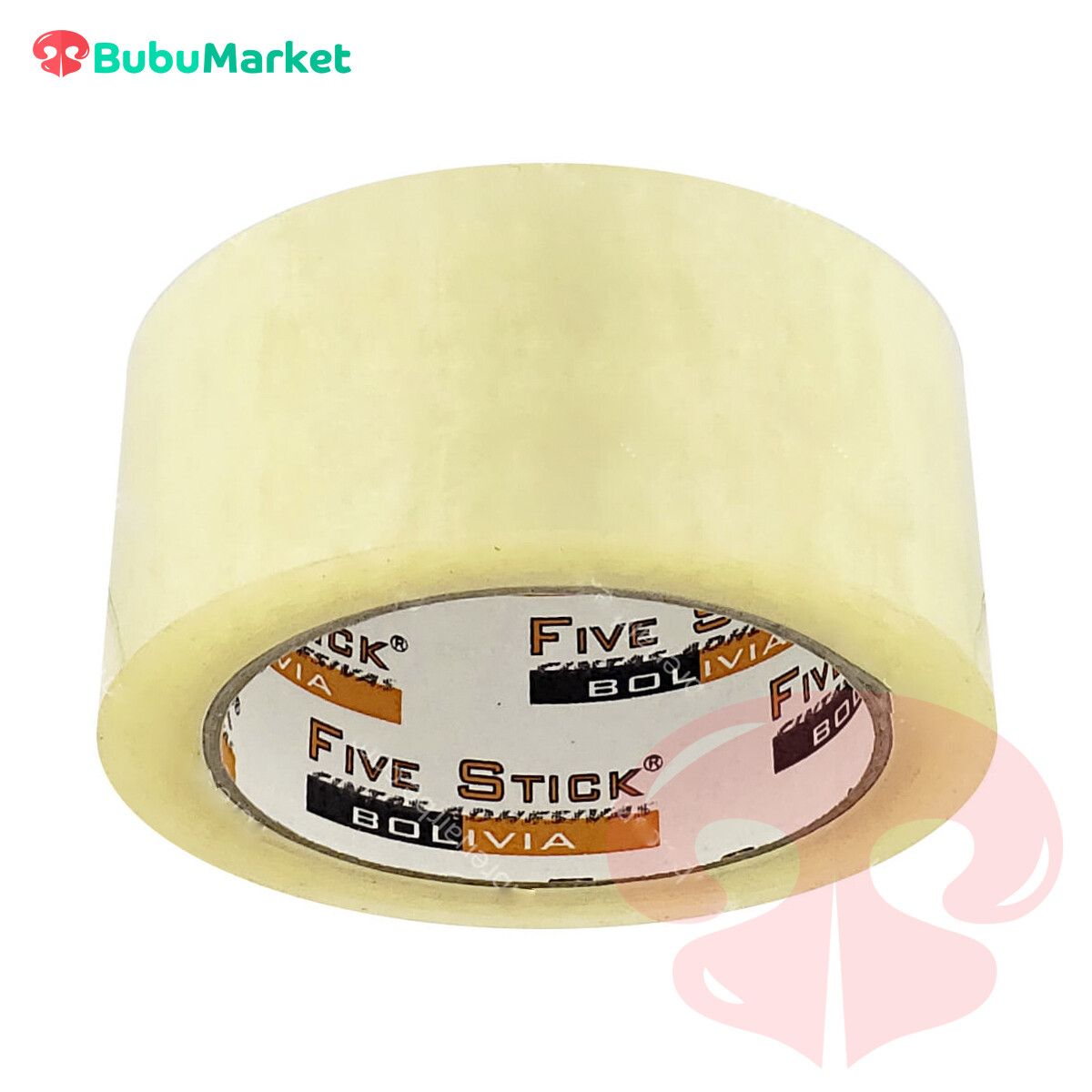 ROLLO DE CINTA ADHESIVA FIVE STICK. 2″(48 mm) Transparente (100 Yardas) ROLLO DE CINTA ADHESIVA FIVE STICK. 2″(48 mm) Transparente (100 Yardas)