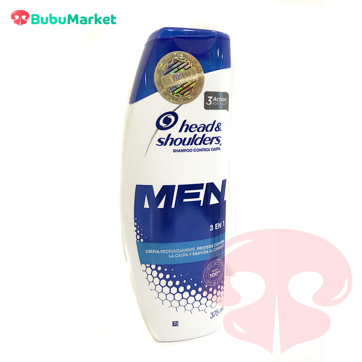 SHAMPOO HEAD AND SHOULDER MEN 3 en 1, 375 ML. SHAMPOO HEAD AND SHOULDER MEN 3 en 1, 375 ML.