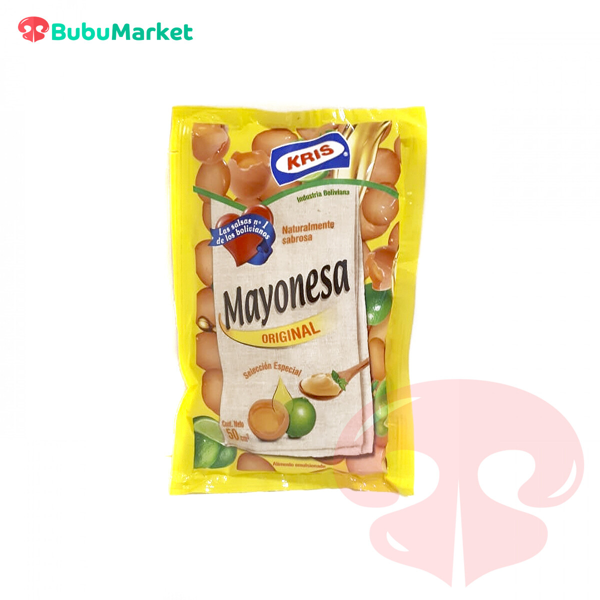 MAYONESA ORIGINAL KRIS SACHET DE 50 GR. MAYONESA ORIGINAL KRIS SACHET DE 50 GR.