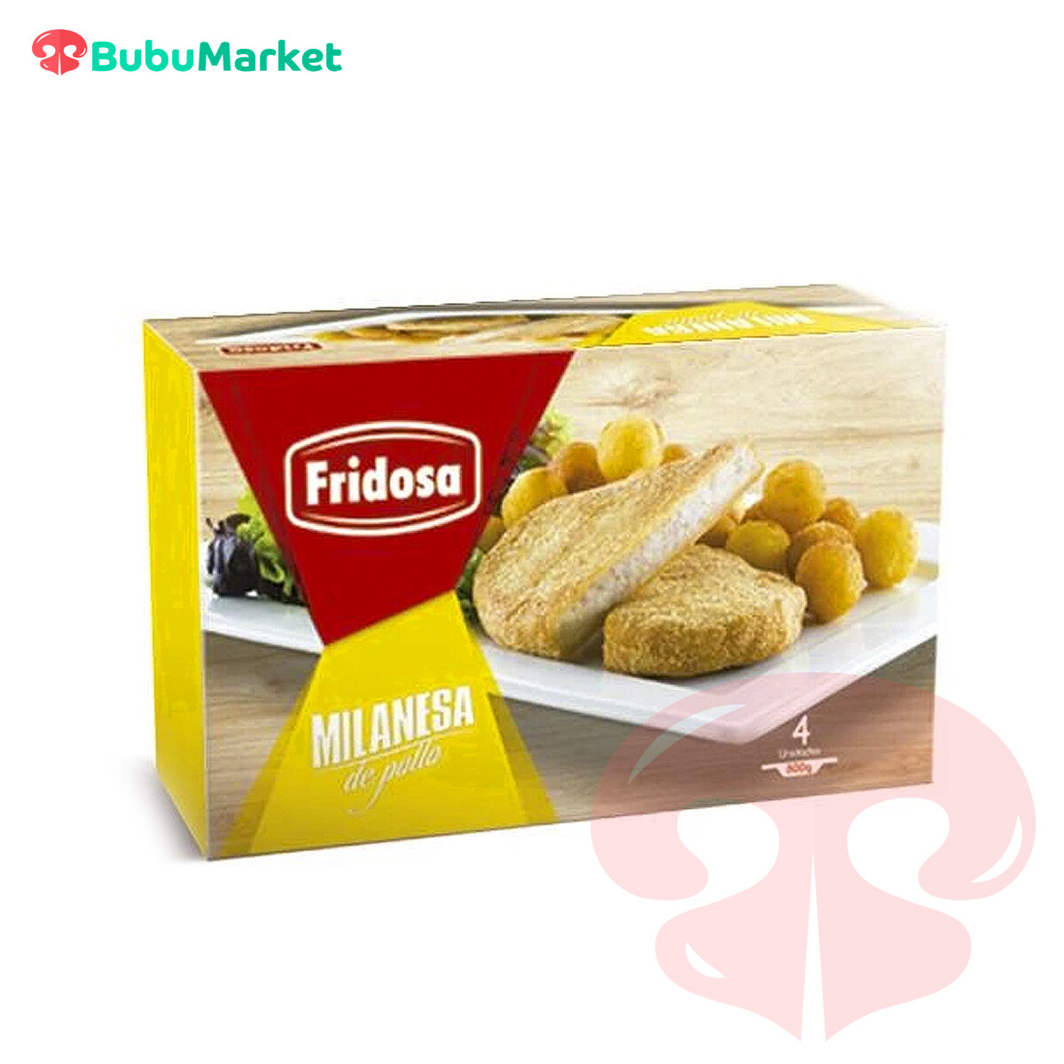 MILANESA DE POLLO FRIDOSA CAJA 500 GR. MILANESA DE POLLO FRIDOSA CAJA 500 GR.