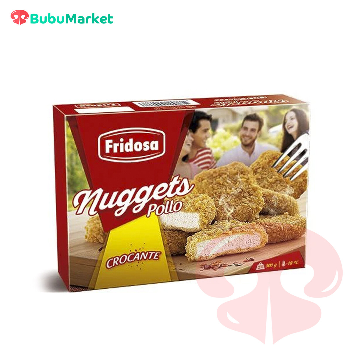 NUGGETS DE POLLO CROCANTE FRIDOSA CAJA DE 300 GR. NUGGETS DE POLLO CROCANTE FRIDOSA CAJA DE 300 GR.