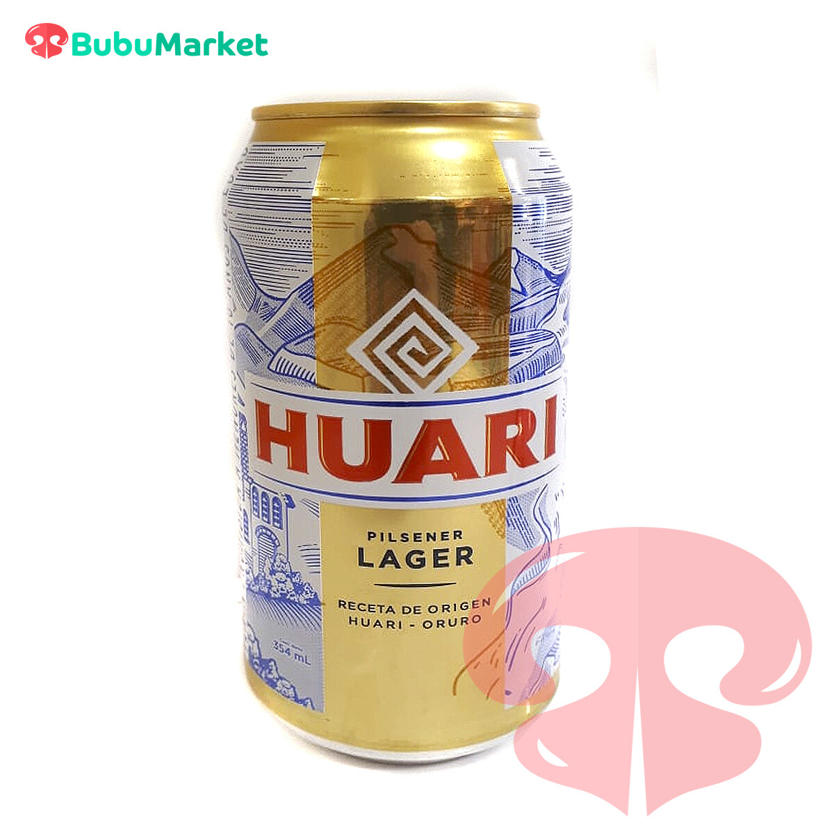 CERVEZA HUARI EN LATA DE 354 CC. CERVEZA HUARI EN LATA DE 354 CC.