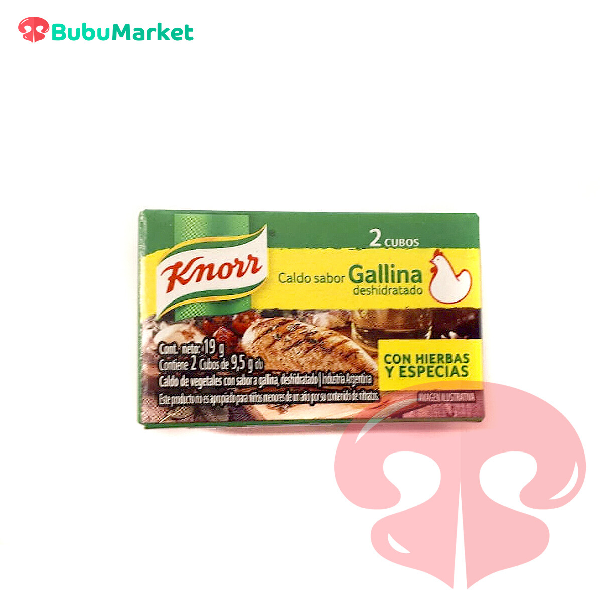 CALDO KNORR DE GALLINA CUBITOS 19 GR. CALDO KNORR DE GALLINA CUBITOS 19 GR.