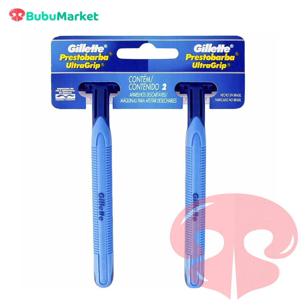 RASURADORA GILLETTE PRESTOBARBA ULTRAGRIP X2U. RASURADORA GILLETTE PRESTOBARBA ULTRAGRIP X2U.
