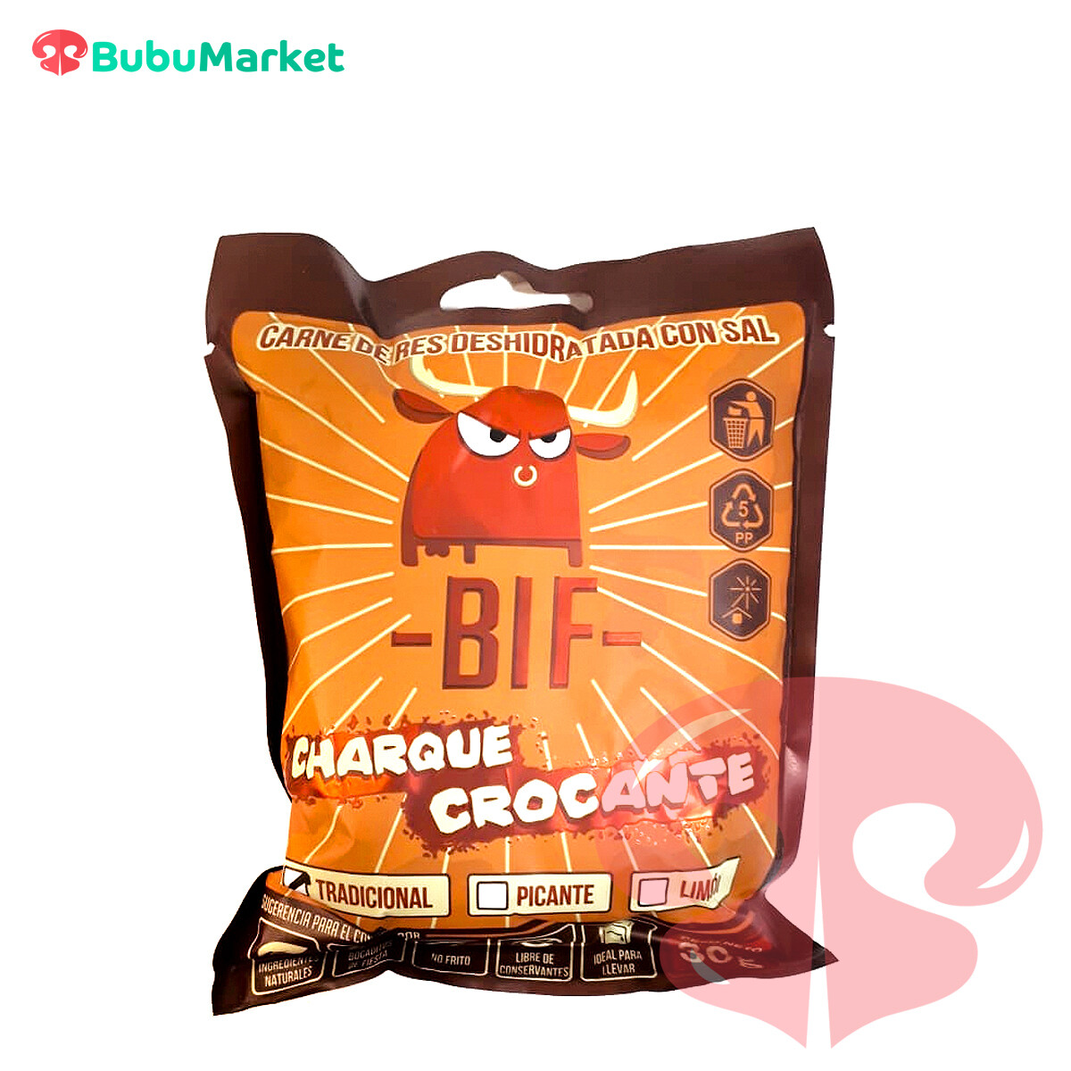 CHARQUE DE RES CROCANTE BIF 30 GR. CHARQUE DE RES CROCANTE BIF 30 GR.