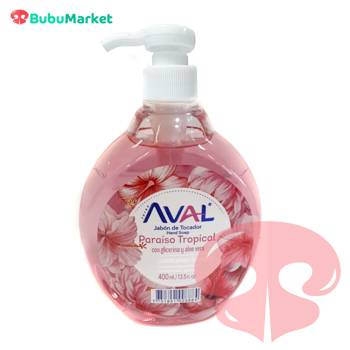 JABON LIQUIDO AVAL PARAISO TROPICAL 400 ML. JABON LIQUIDO AVAL PARAISO TROPICAL 400 ML.
