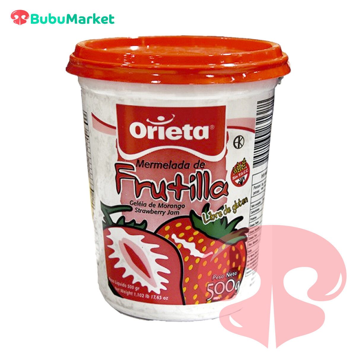 MERMELADA ORIETA DE FRUTILLA 500 GR. MERMELADA ORIETA DE FRUTILLA 500 GR.