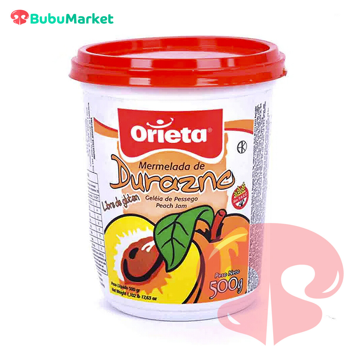 MERMELADA ORIETA DE DURAZNO 500 GR. MERMELADA ORIETA DE DURAZNO 500 GR.