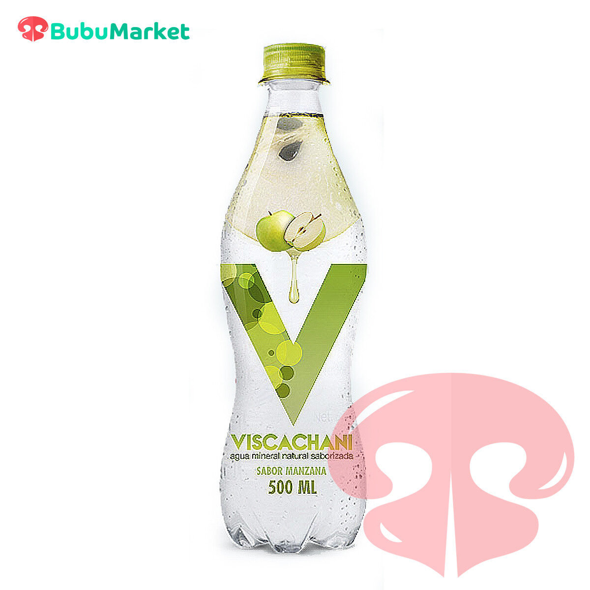 AGUA MINERAL VISCACHANI CON GAS MANZANA 600 ML. AGUA MINERAL VISCACHANI CON GAS MANZANA 600 ML.