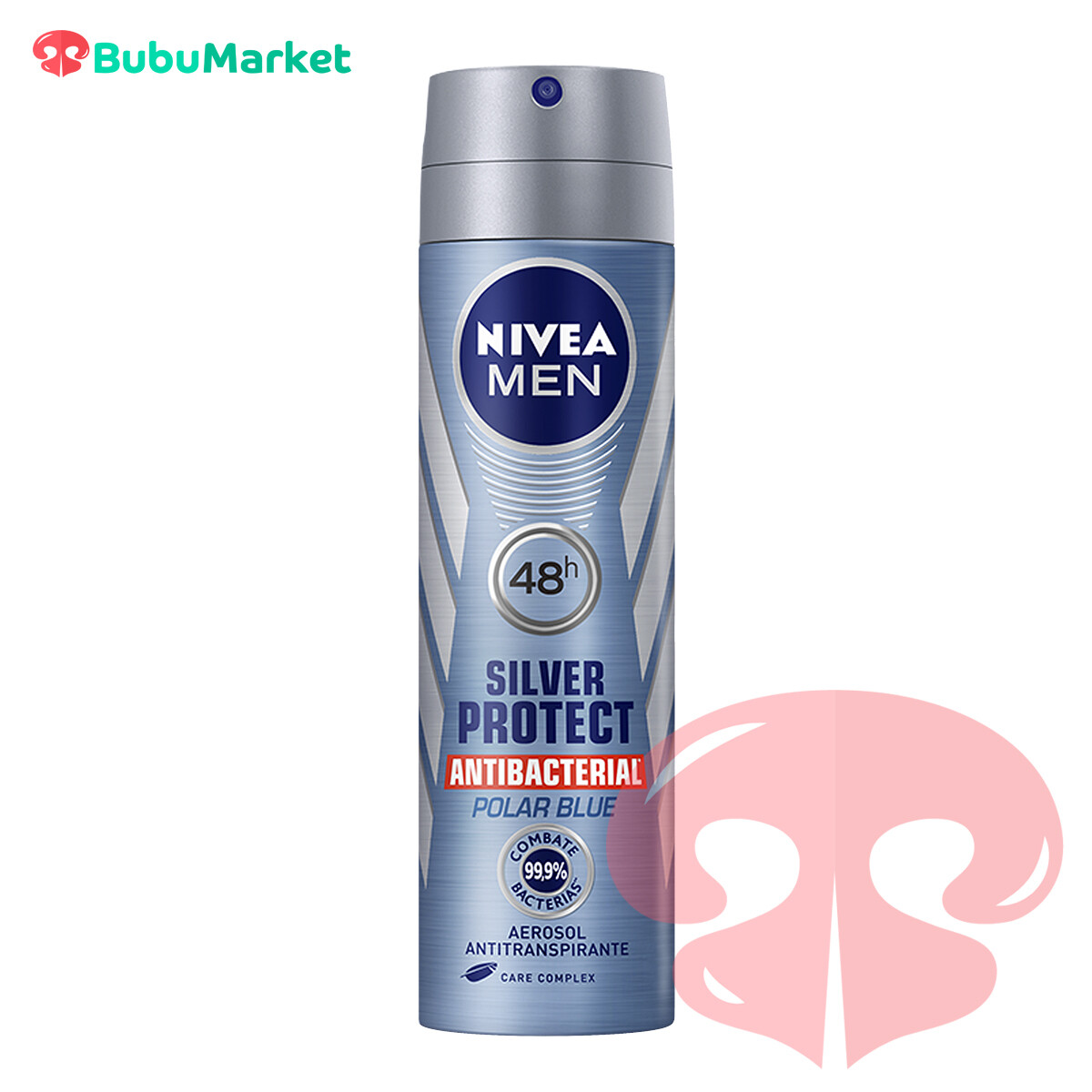DESODORANTE SPRAY NIVEA MEN SILVER PROTECT ANTIBACTERIAL POLAR BLUE 150 ML. DESODORANTE SPRAY NIVEA MEN SILVER PROTECT ANTIBACTERIAL POLAR BLUE 150 ML.