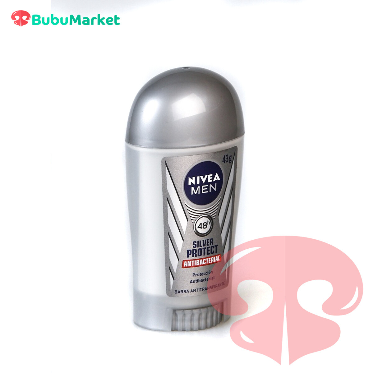 DESODORANTE EN BARRA NIVEA MEN SILVER PROTECT ANTIBACTERIAL 43 GR. DESODORANTE EN BARRA NIVEA MEN SILVER PROTECT ANTIBACTERIAL 43 GR.