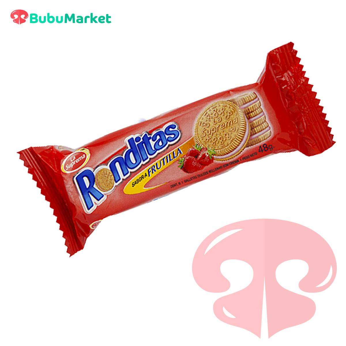 GALLETAS RONDITAS FRUTILLA LA SUPREMA 48 GR. X1 GALLETAS RONDITAS FRUTILLA LA SUPREMA 48 GR. X1