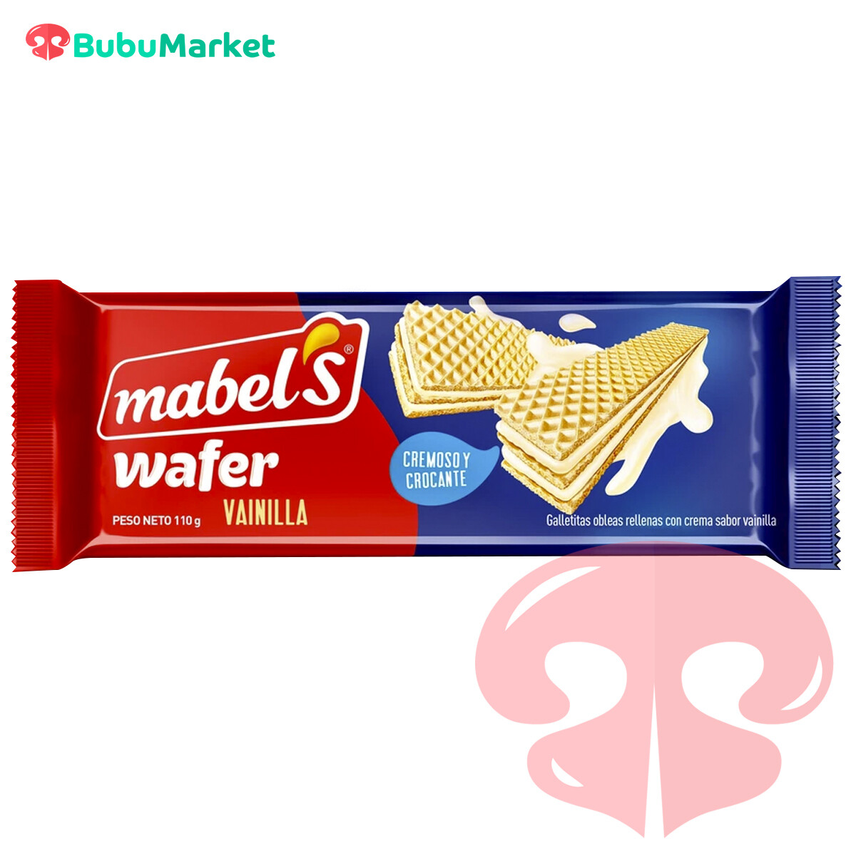 GALLETA WAFER MABEL VAINILLA 110 GR. GALLETA WAFER MABEL VAINILLA 110 GR.