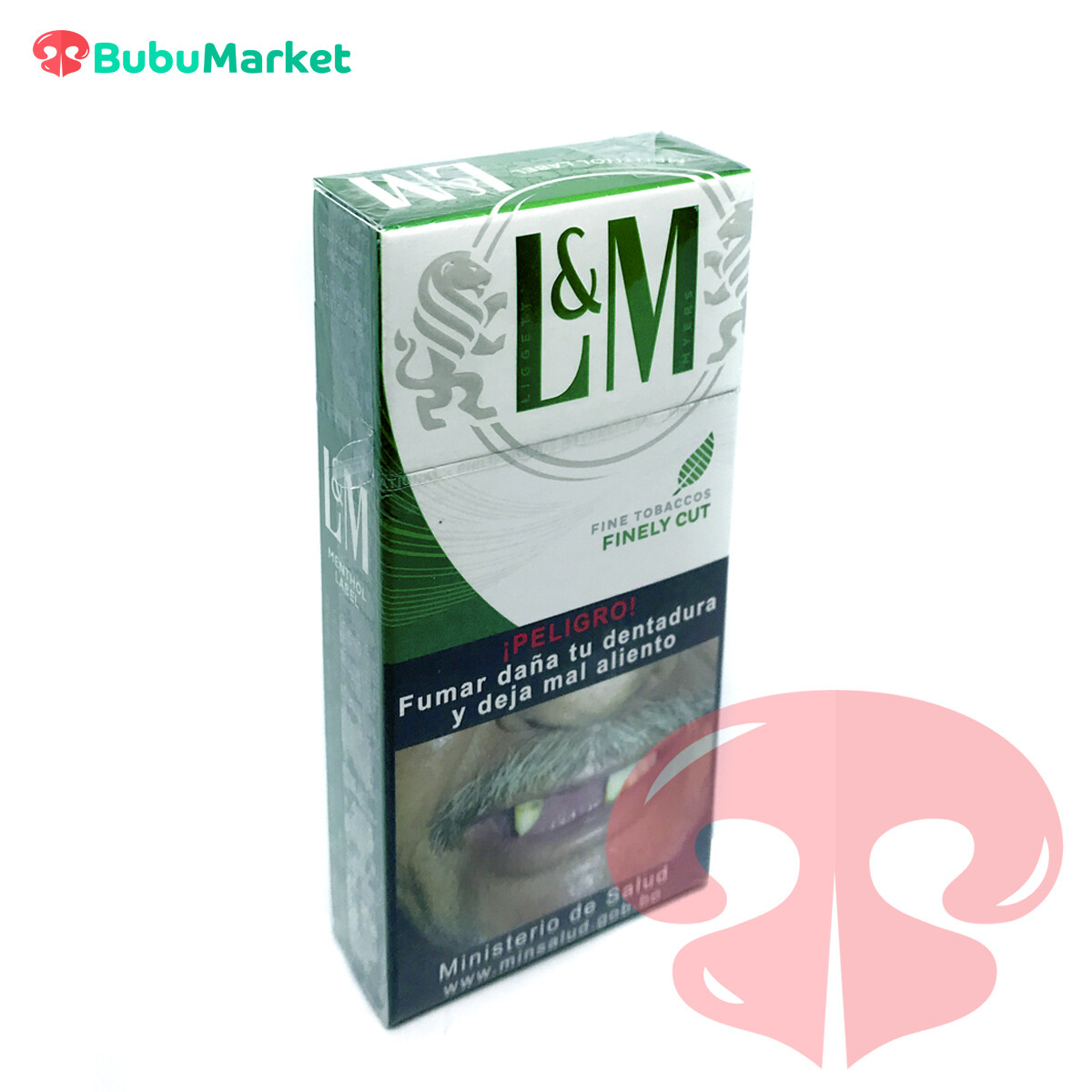 CIGARRILLOS L&M MENTHOL FINELY CUT CAJA DE 10 U. CIGARRILLOS L&M MENTHOL FINELY CUT CAJA DE 10 U.