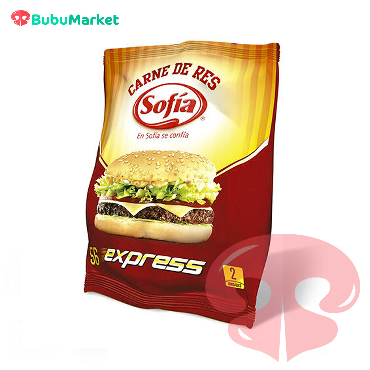 HAMBURGUESA DE RES EXPRESS SOFIA 56 GR. HAMBURGUESA DE RES EXPRESS SOFIA 56 GR.