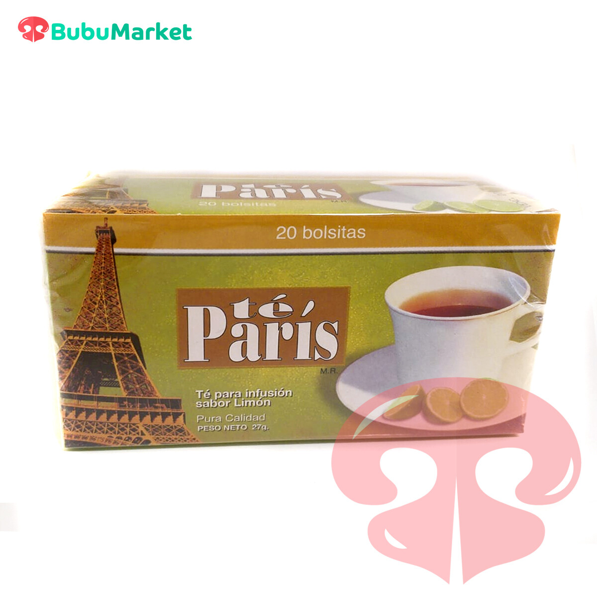 TE PARIS CON LIMON X 20 U. TE PARIS CON LIMON X 20 U.