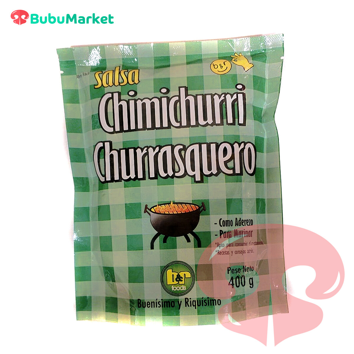SALSA CHIMICHURRI CHURRASQUERA 400 GR. SALSA CHIMICHURRI CHURRASQUERA 400 GR.