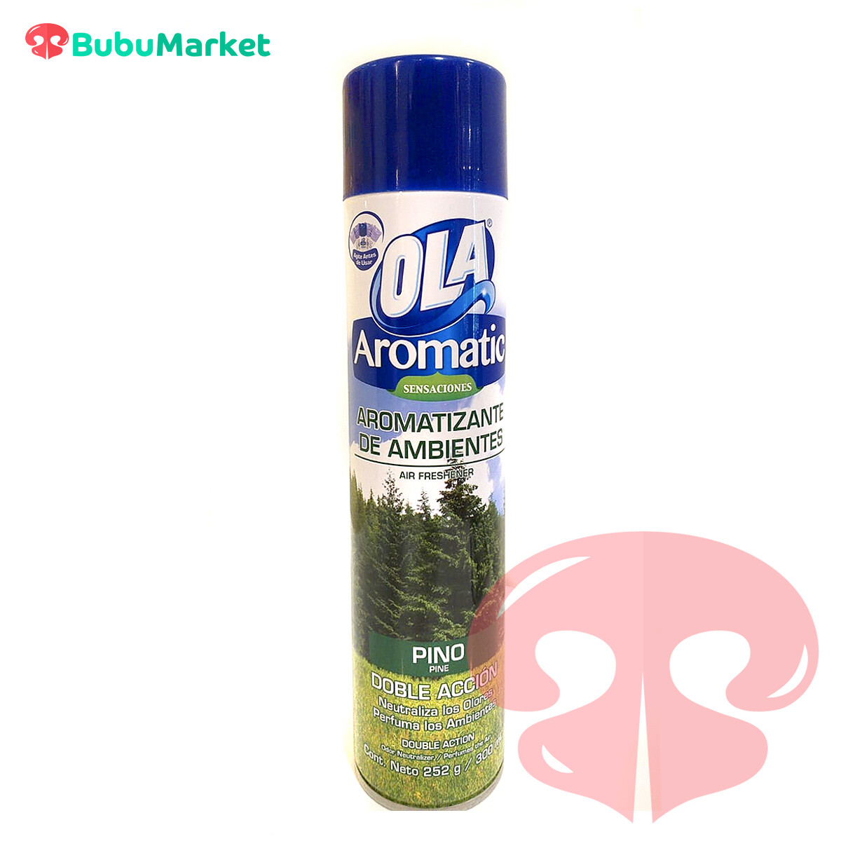 AROMATIZANTE DE AMBIENTES OLA AROMATIC PINO DE 300 ML. AROMATIZANTE DE AMBIENTES OLA AROMATIC PINO DE 300 ML.