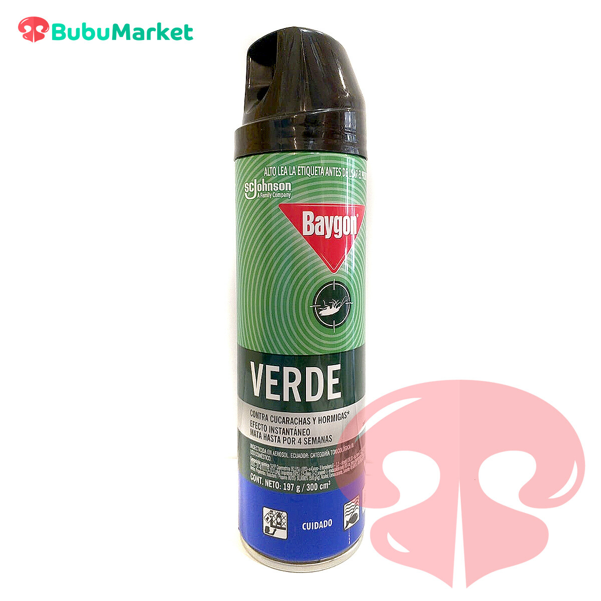BAYGON AEROSOL VERDE EN SPRAY 300 ML. BAYGON AEROSOL VERDE EN SPRAY 300 ML.
