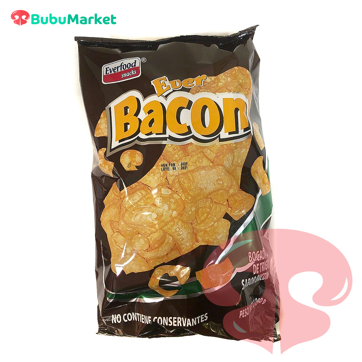 BACON BOCADITOS DE TRIGO SABOR BACON BOLSA GRANDE 240 GR. BACON BOCADITOS DE TRIGO SABOR BACON BOLSA GRANDE 240 GR.