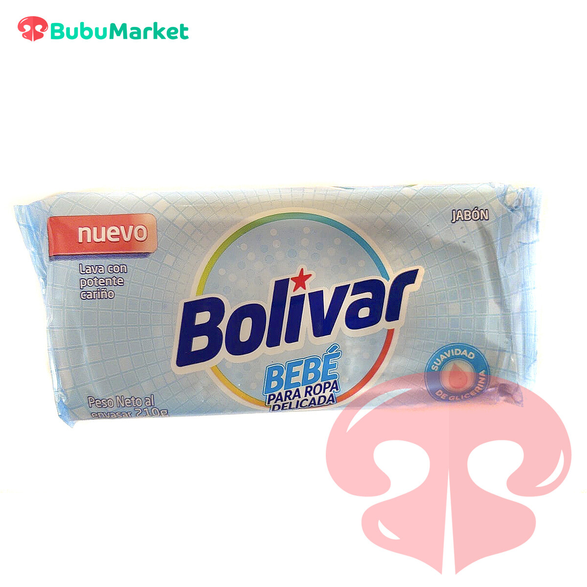 JABON BOLIVAR BEBE ROPA DELICADA BARRA DE 210 GR. JABON BOLIVAR BEBE ROPA DELICADA BARRA DE 210 GR.