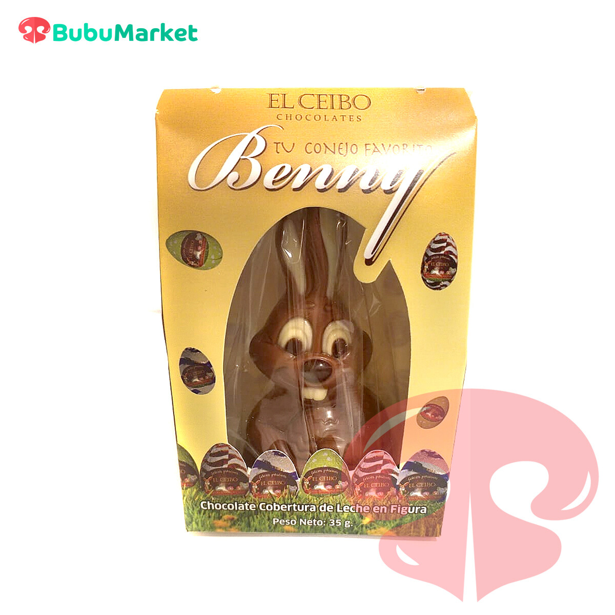 CONEJITO BENNY CHOCOLATE CEIBO 35 GR. CONEJITO BENNY CHOCOLATE CEIBO 35 GR.