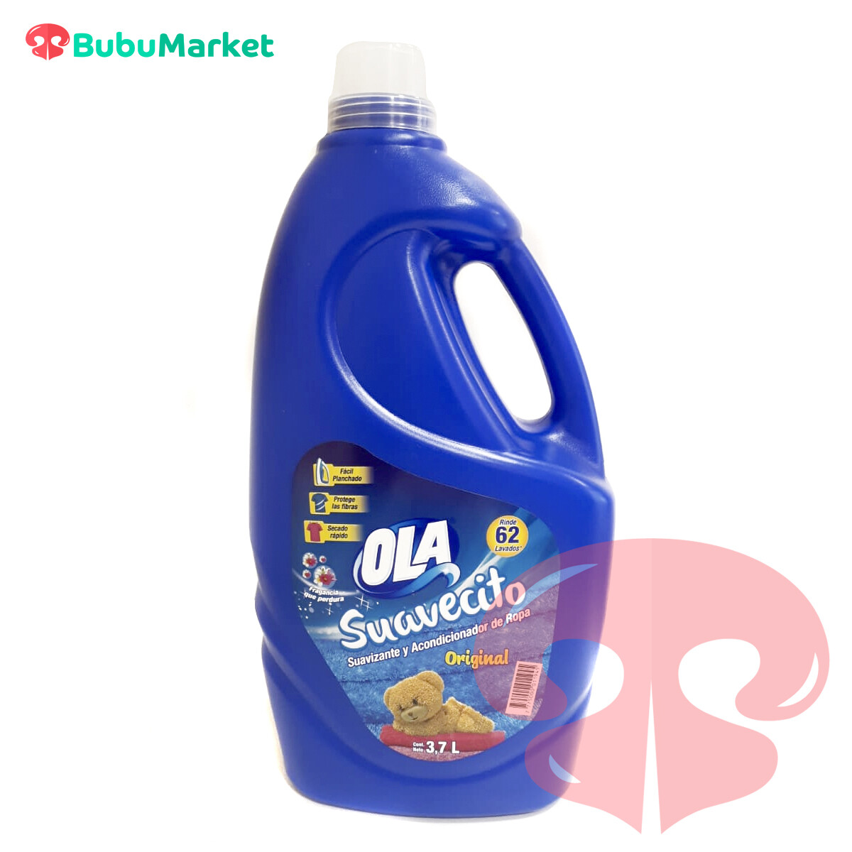 SUAVIZANTE Y ACONDICIONADOR DE ROPA OLA SUAVECITO ORIGINAL 1,7 L. SUAVIZANTE Y ACONDICIONADOR DE ROPA OLA SUAVECITO ORIGINAL 1,7 L.