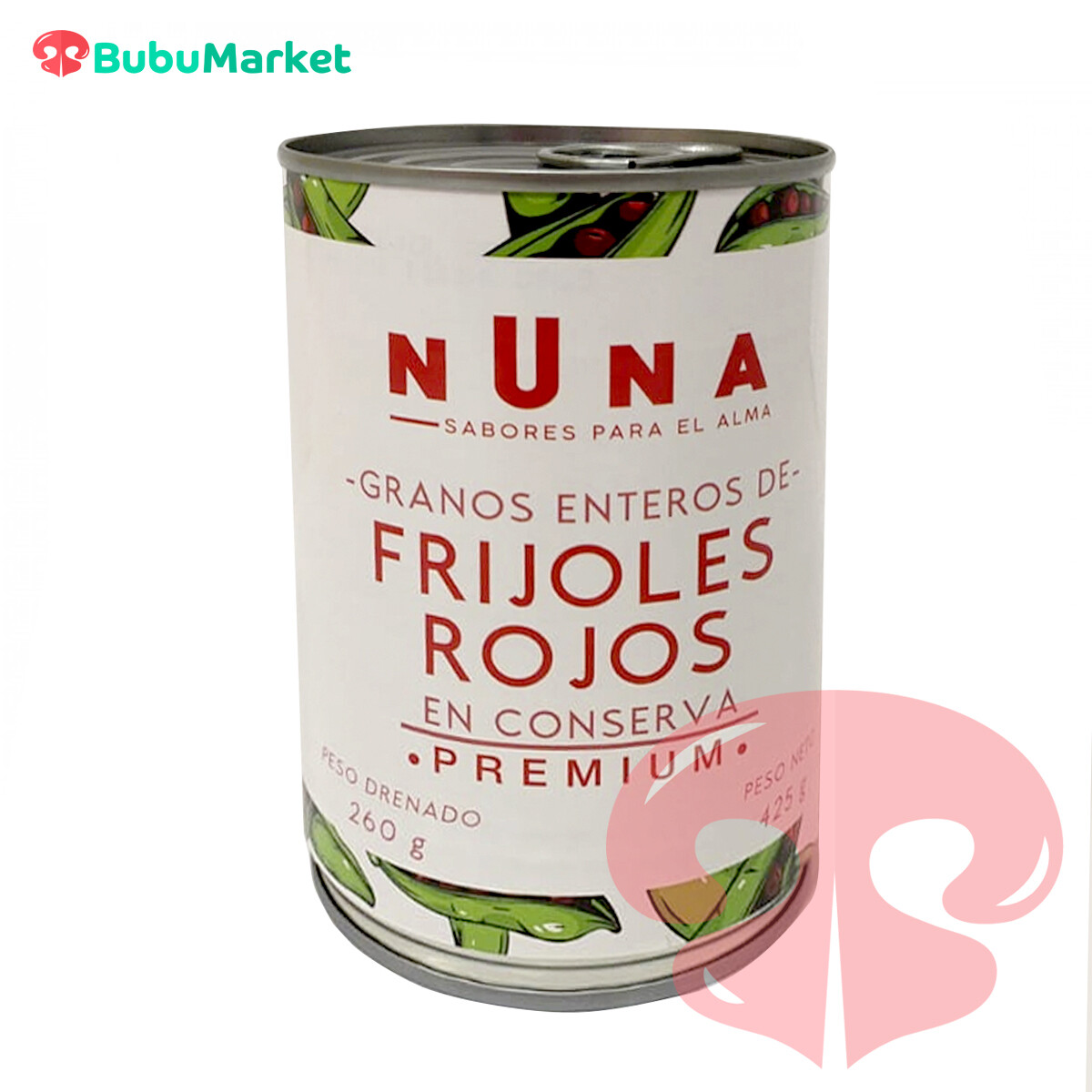 FRIJOLES ROJOS EN CONSERVA NUNA 425 GR. FRIJOLES ROJOS EN CONSERVA NUNA 425 GR.