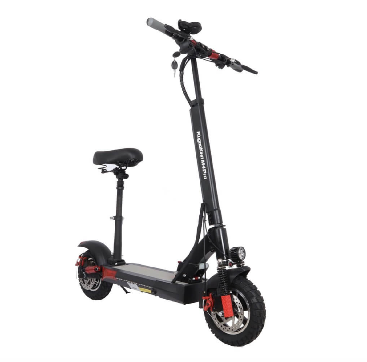 18Ah Battery KUGOO KIRIN M4 Pro Folding Electric Scooter 10" Pneumatic Tires 500W 48V Motor 3 Speed Modes Max 28 MPH(Free Shipping)